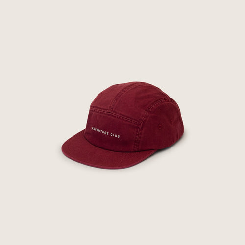 Archie Maroon | 5-Panel Vintage Cap