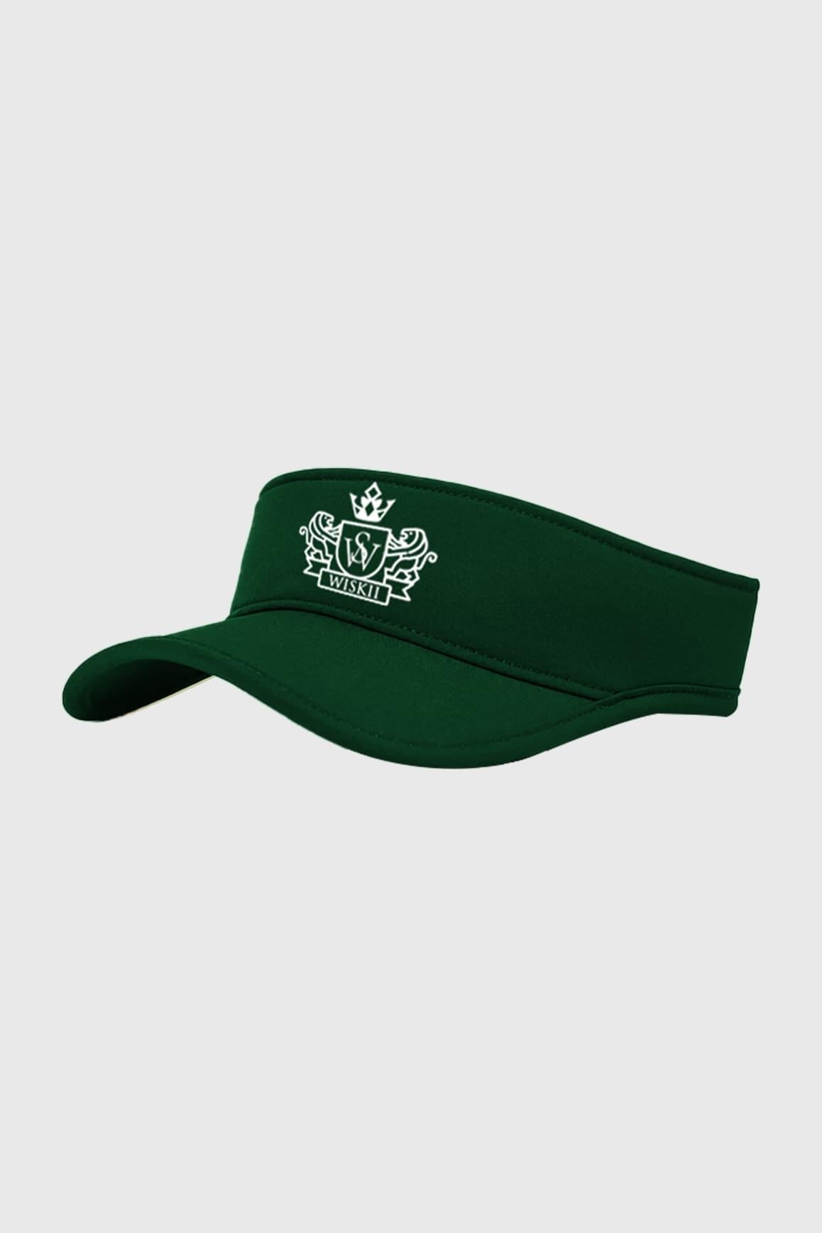 Riviera Retro Tennis Visor - Court Green