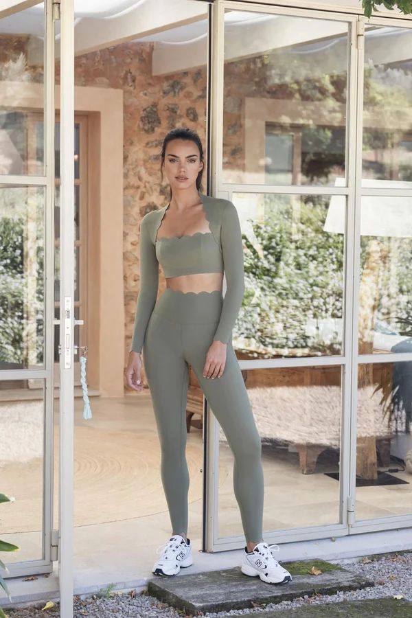 7/8 High-Waist Energy Legging - Sage