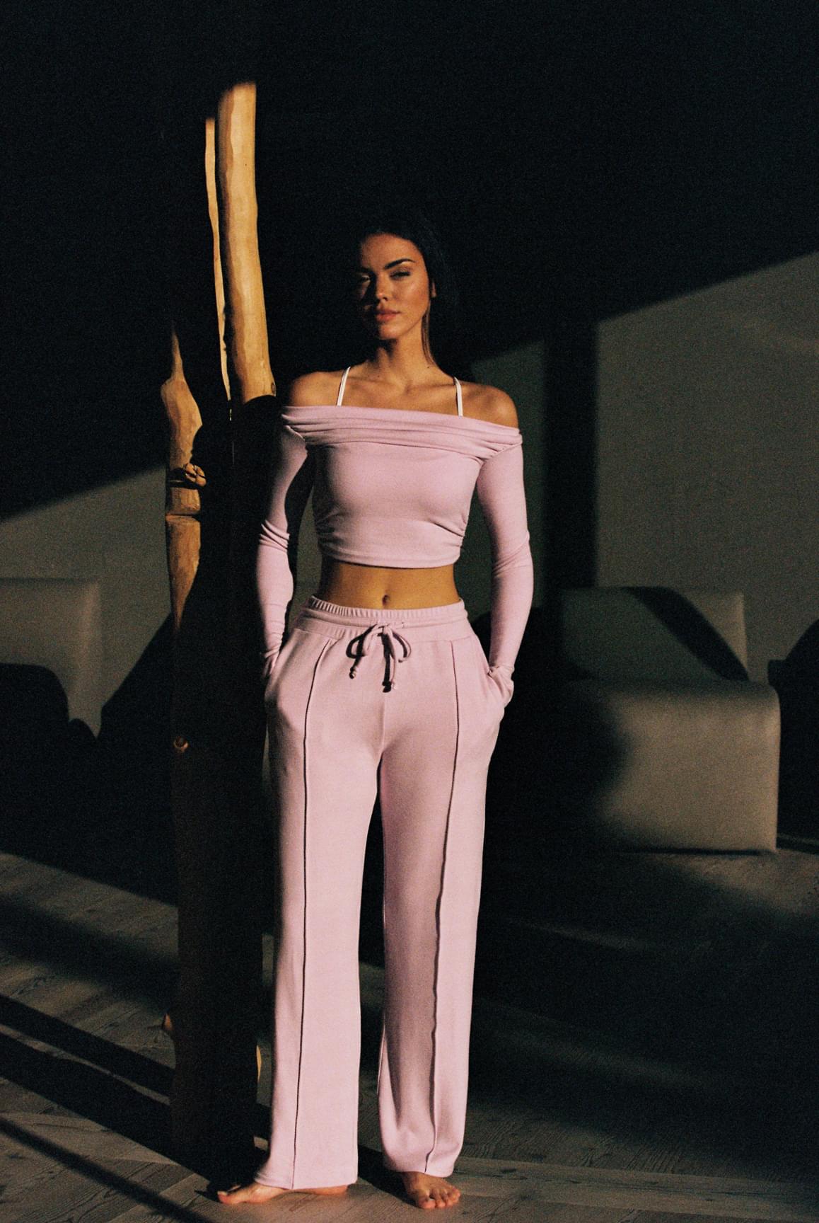 Serene Wide Leg Pant - Sakura