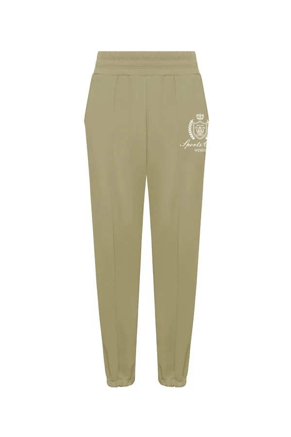 Classic Retro Warm Jogger - Muted Khaki