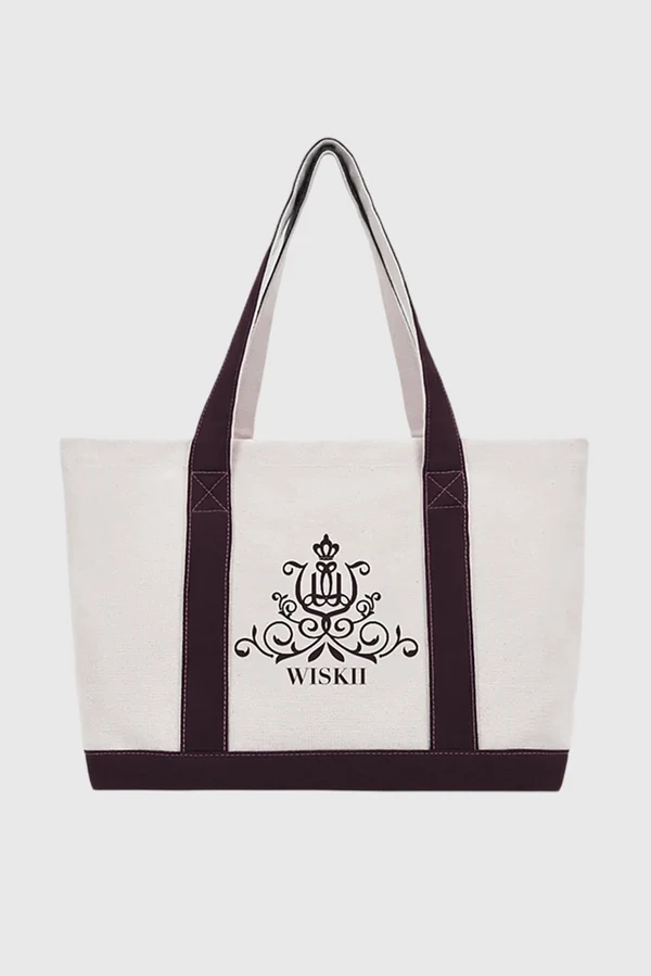 Clubhouse Canvas Tote Bag - Velvet Fig