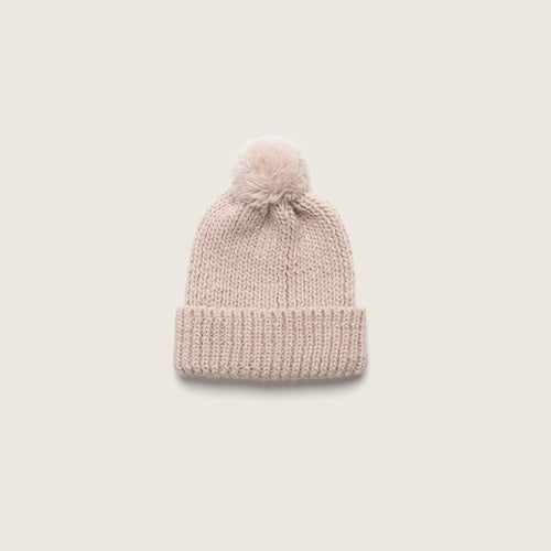 Willow Cream | Off White Beanie Chunky Knit