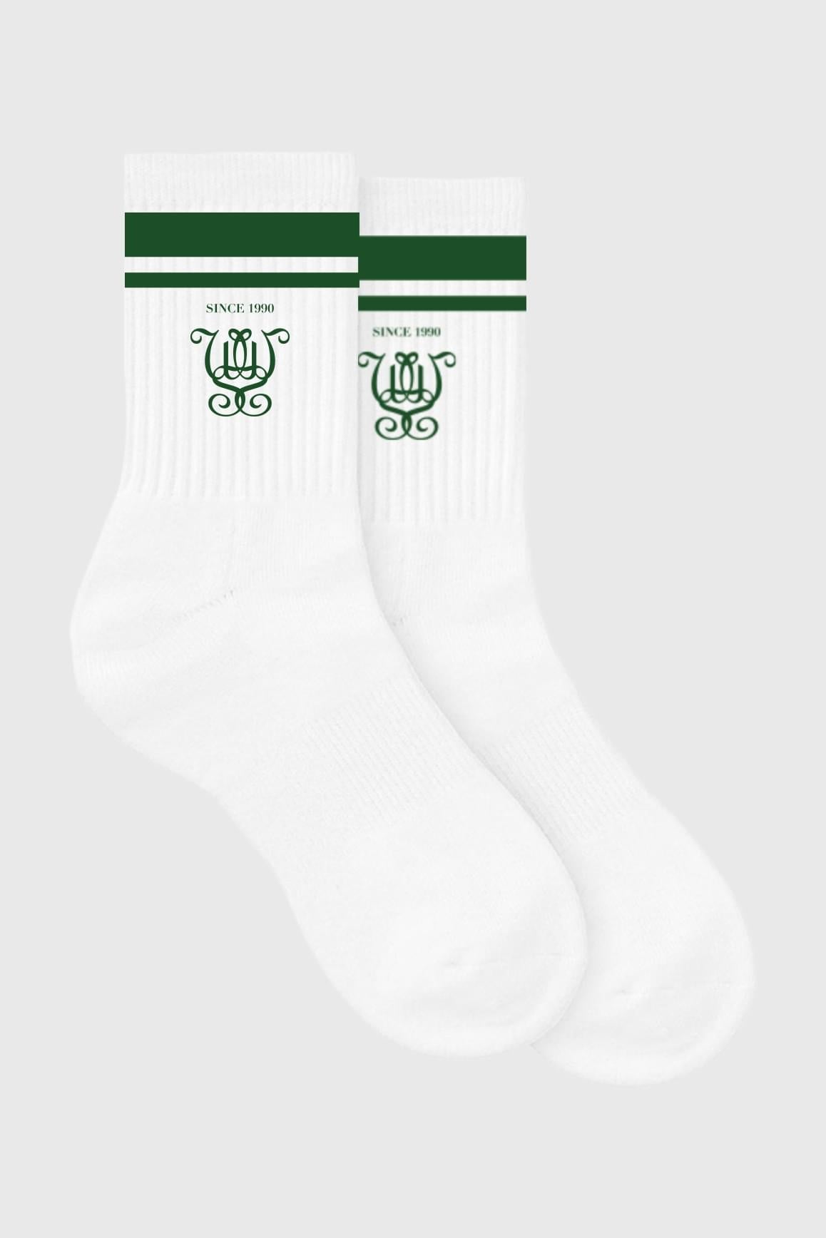 Varsity Tennis Socks - Noble Green