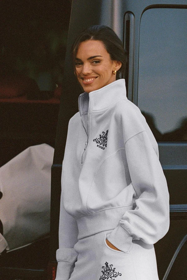 Leisure Half-zip Sweatshirt -  Frozen Salt