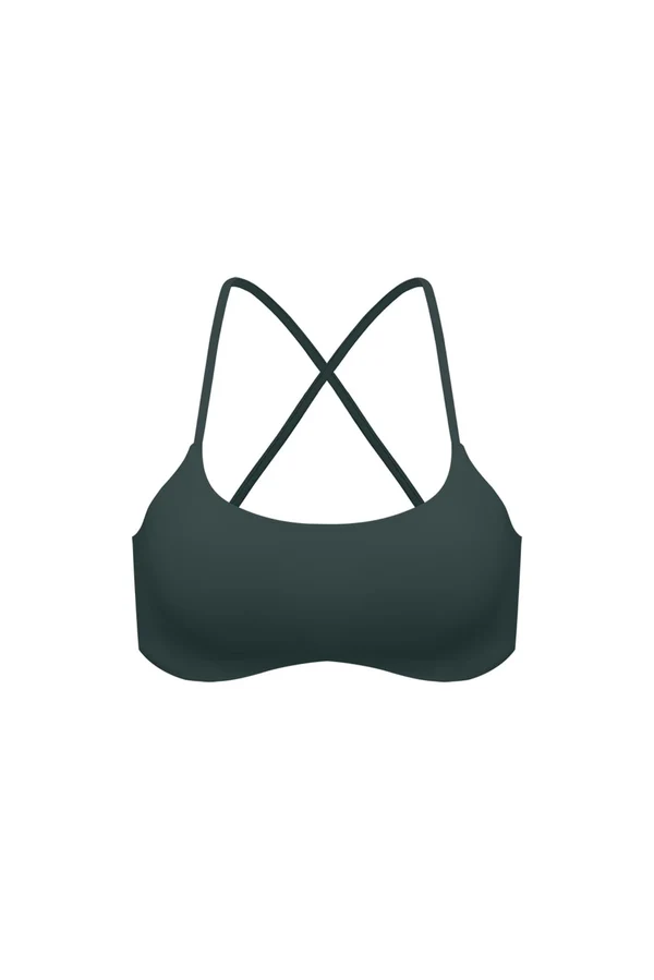 Minimal Crossback Bra - Deep Sea