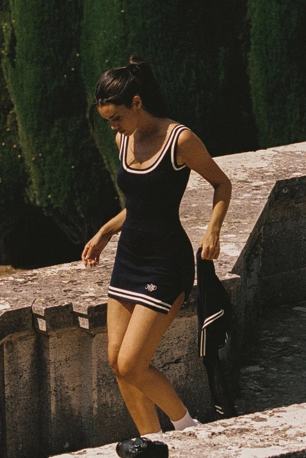 Mirto Knit Sleeveless Dress - Midnight Blue