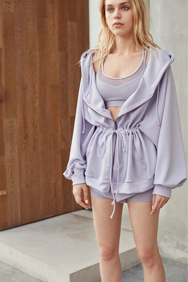 Oversized Angel Jacket - Lavender