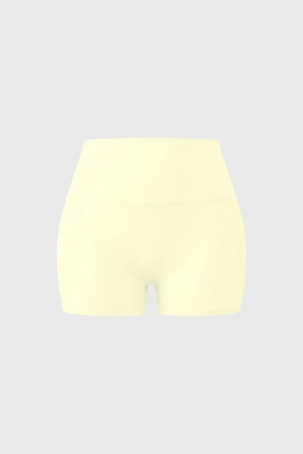 Riviera High Rise Scrunch Short - Limoncello