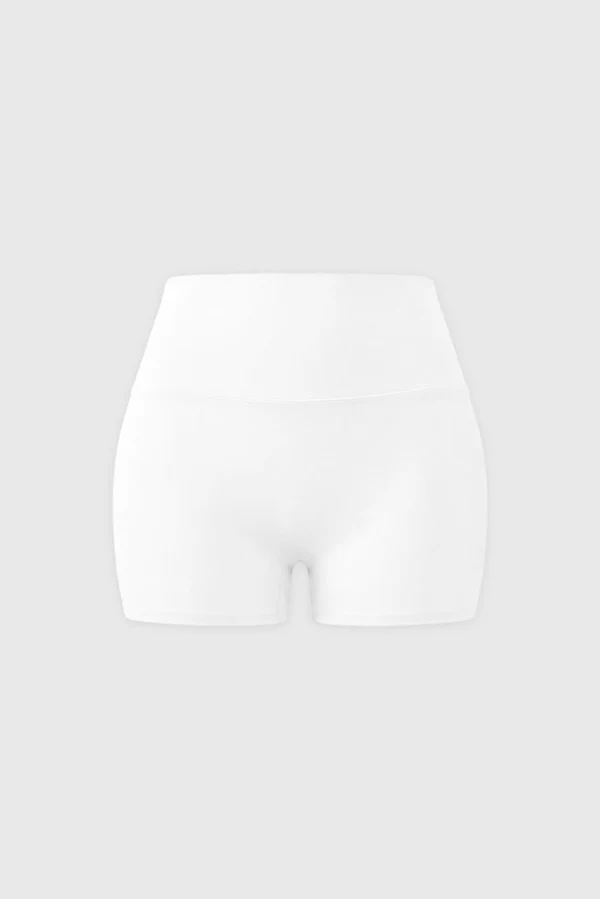 Riviera High Rise Scrunch Short - Ivory