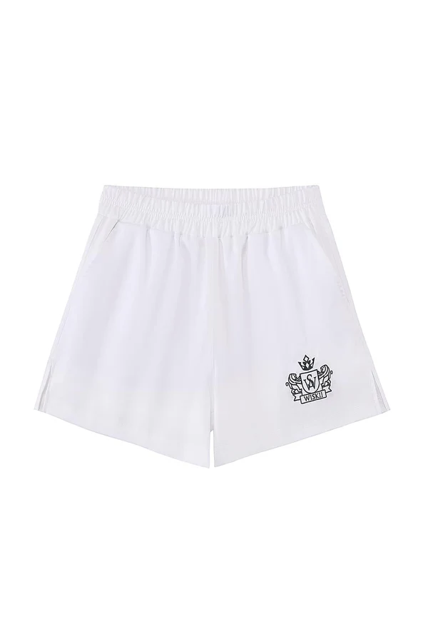 Riviera High Waist Cotton Short - Airy Blanc