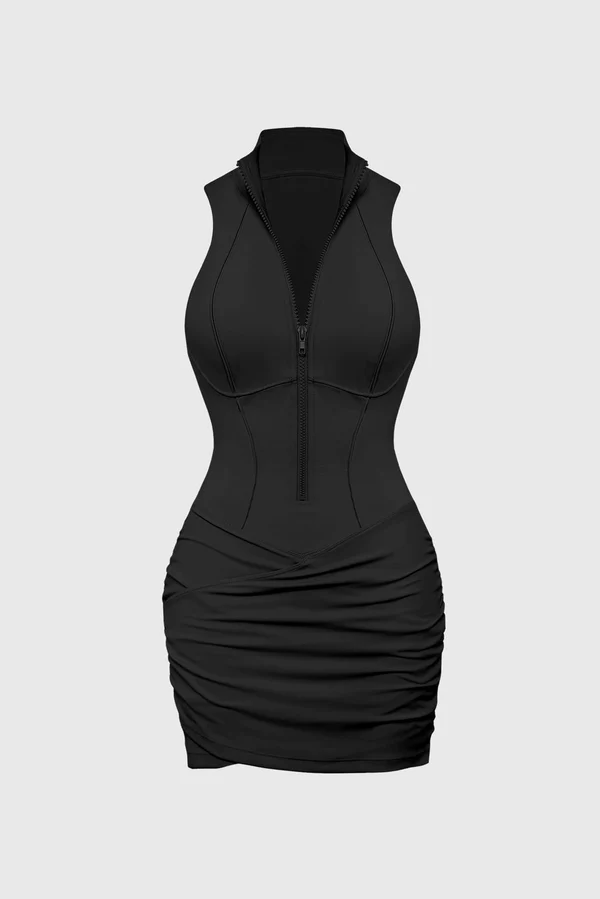 Riviera Kinetic Dress - Black