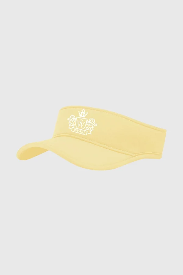 Riviera Retro Tennis Visor - Lemon