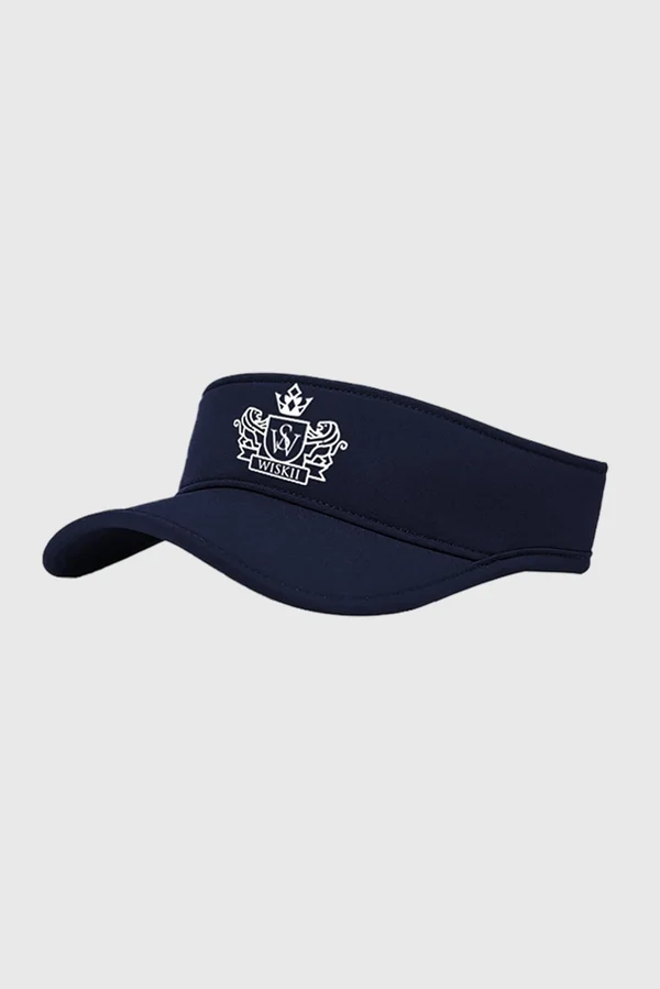 Riviera Retro Tennis Visor - Midnight Blue