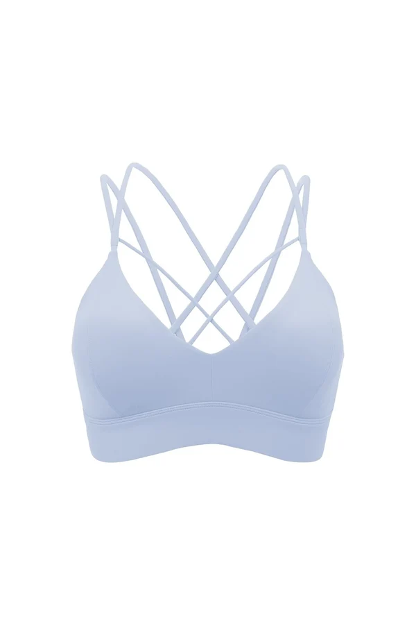 Suit Yourself Sports Bra - Heavenly Blue