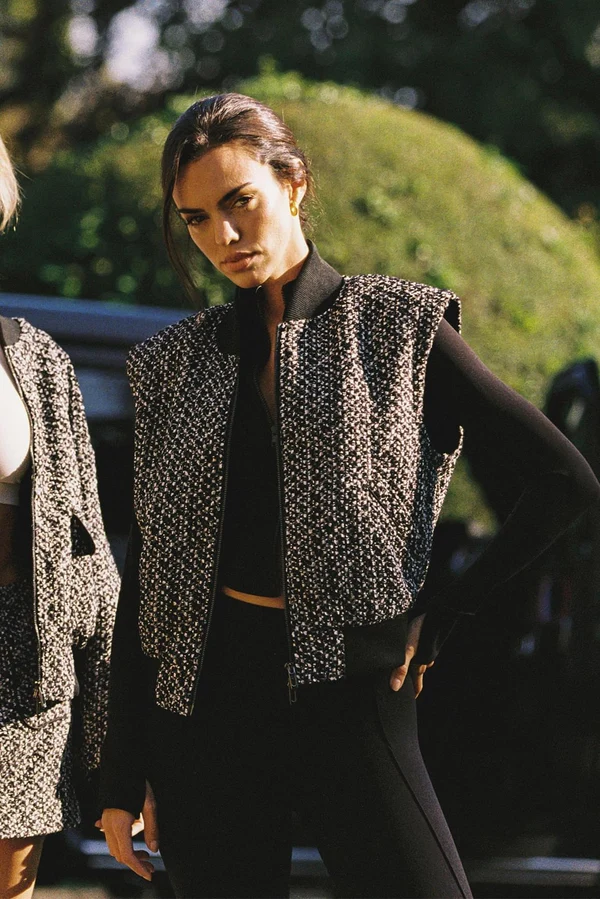 The Prestige Tweed Vest - Castle Stone