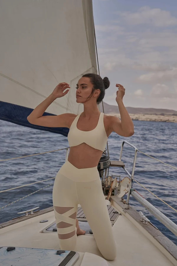Training Mesh Legging - Pure Vanilla