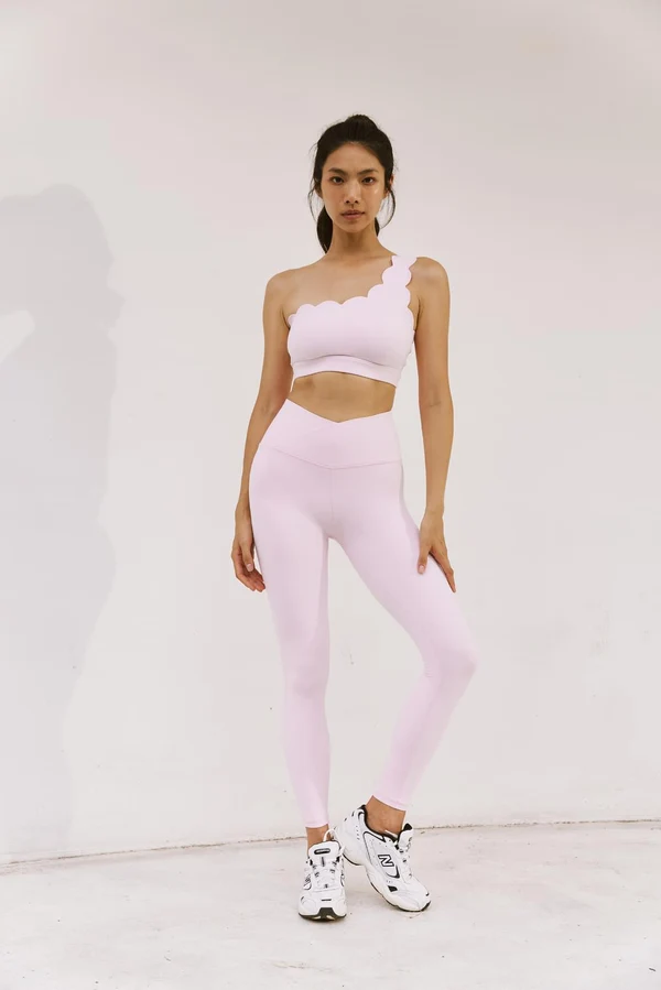 V-waist Yoga Legging - Ballet Blush
