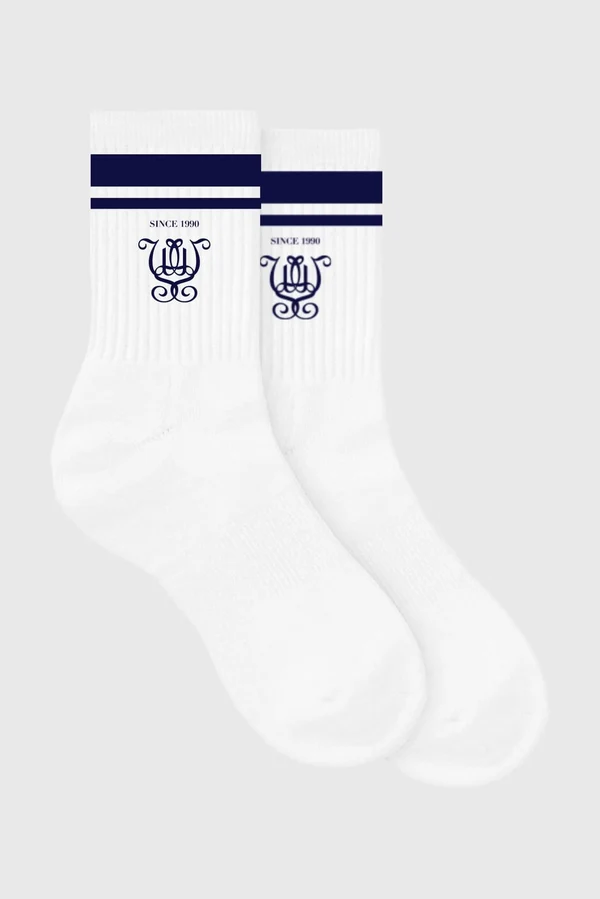 Varsity Tennis Socks - Midnight Blue