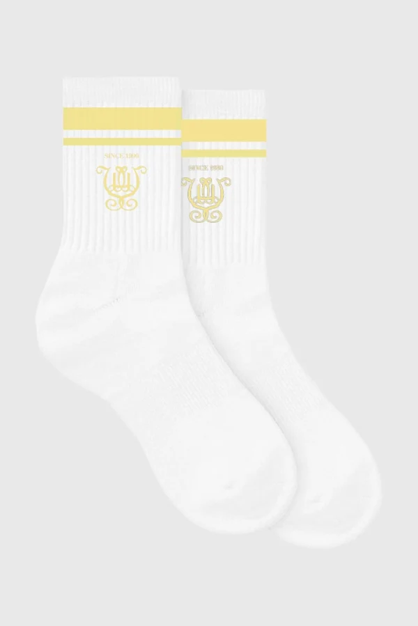 Varsity Tennis Socks - Lemon