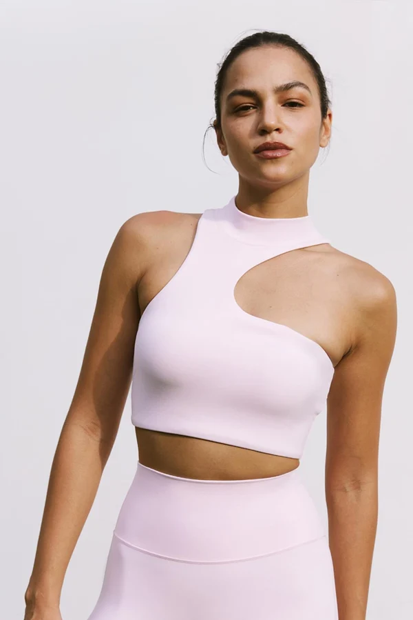 WISKII Off-Kilter Mock Bra - Ballet Blush