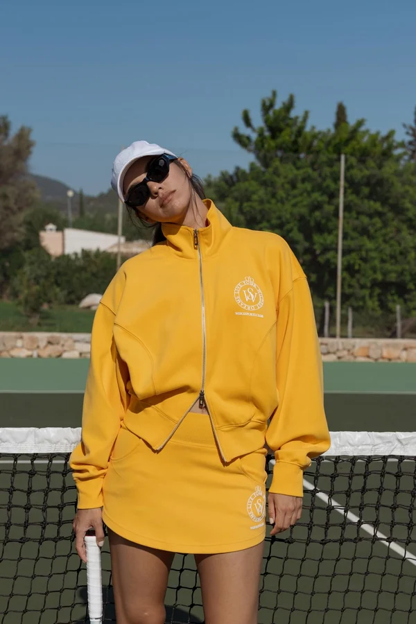 WISKII Two-Way Zipper Jacket - Flame Orange