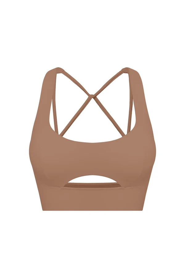 WISKII Vibrant Strapback Bra - Tuscan Tan